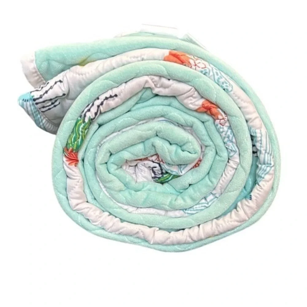The Big One Kids Ocean Nautical 2 Piece Twin Reversible Comforter Quilt NEW - Picture 9 of 12